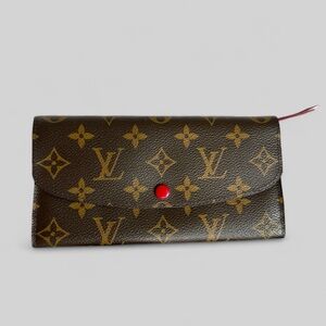 Louis Vuitton button envelope wallet